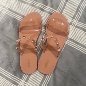 Melissa jelly studded sandals